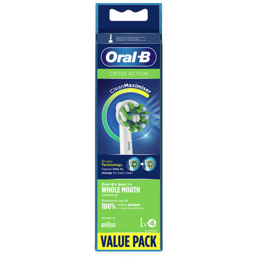 Pacco di 4 Testine di Ricambio Crossaction - Oral-b - 1