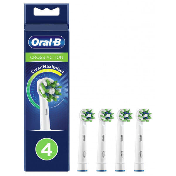 Pacco di 4 Testine di Ricambio Crossaction - Oral-b - 3