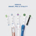 Pacco di 4 Testine di Ricambio Crossaction - Oral-b - 5