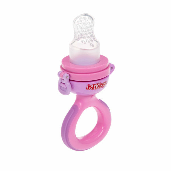 Mangiatoia per roditori in silicone - Nuby : Rosa - 2