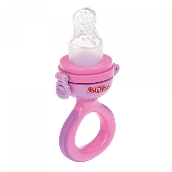 Mangiatoia per roditori in silicone - Nuby : Rosa - 6