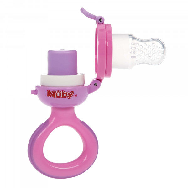 Mangiatoia per roditori in silicone - Nuby : Rosa - 7