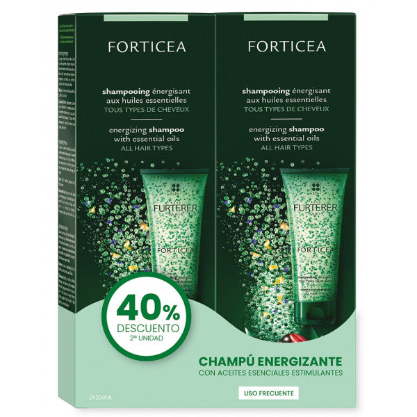 Set 2 Prodotti Forticea Shampoo Energizzante - Rene Furterer - 1