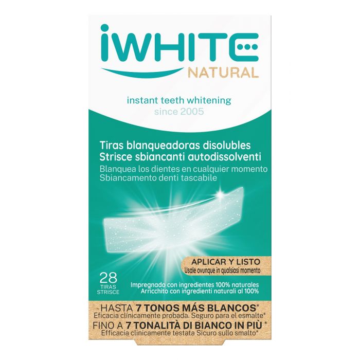 Strisce sbiancanti dentali naturali - Iwhite - 1