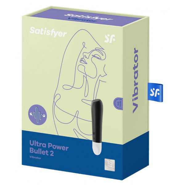 Proiettile ultra potente 2 - Satisfyer : Negro - 1