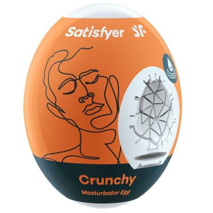 Masturbatore Uovo Singolo - Satisfyer : Crunchy - 1