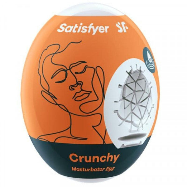 Masturbatore Uovo Singolo - Satisfyer: Crunchy - 2