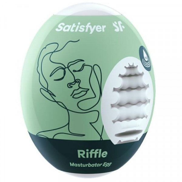 Masturbatore Uovo Singolo - Satisfyer: Riffle - 5