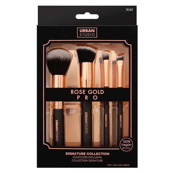 Set de Brochas - Collezione Signature in oro rosa (4 pezzi) - Cala - 1