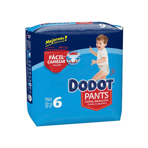 Pantaloni Pannolini Taglia 6 (+15 Kg) - 27 Unità - Dodot - 1