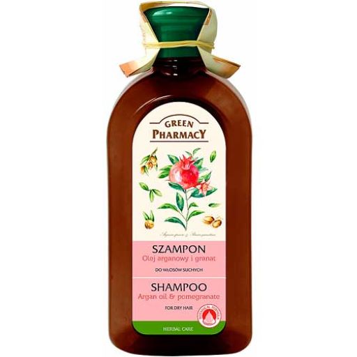 Shampoo per capelli secchi all'olio di argan e melograno - Green Pharmacy - 1