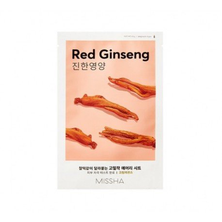 Maschera in foglio Airy Fit - Ginseng Rosso - Missha - 1