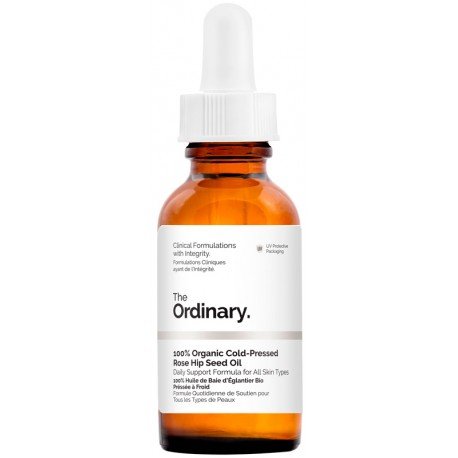 Siero per il viso all&#39;olio di semi di rosa canina spremuto a freddo biologico al 100% - 30 ml - The Ordinary - 1