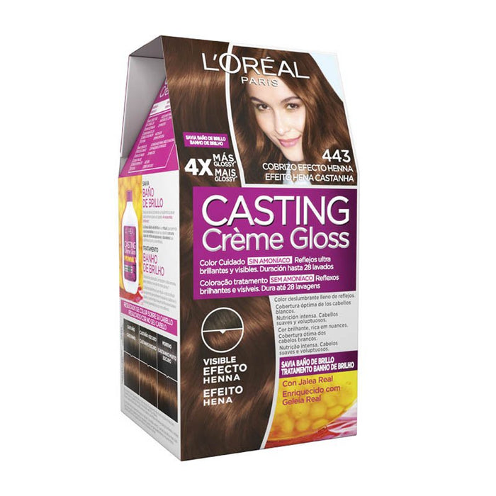 Casting Crem Gloss - L'oreal Paris: CASTINGCREMEGLOSS - 4.43 Cobrizo Efecto Henna - 9