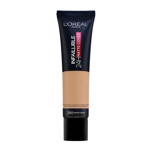 Fondotinta Matte Cover alta copertura 30ml - L'oreal Paris : 290: Golden Amber - 1