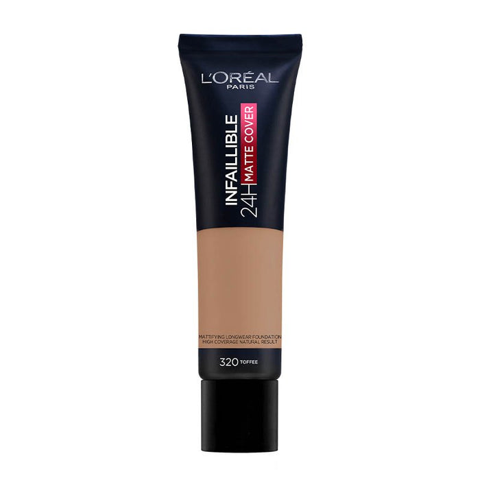 Fondotinta Matte Cover alta copertura 30ml - L'oreal Paris: 320 Caramel - 7