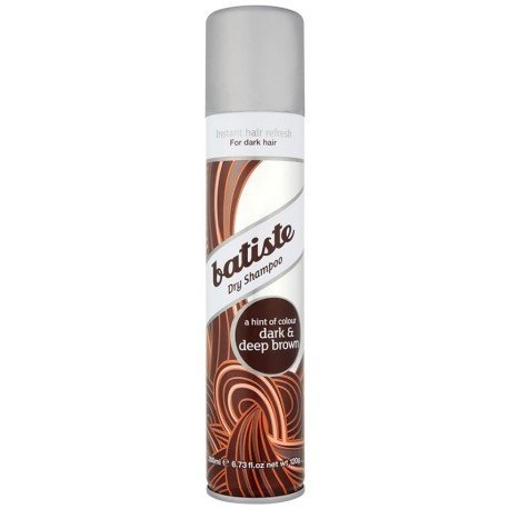 Shampoo Secco con Tocco Leggero di Tinta Scuro (castano) 200 ml - Batiste - 1