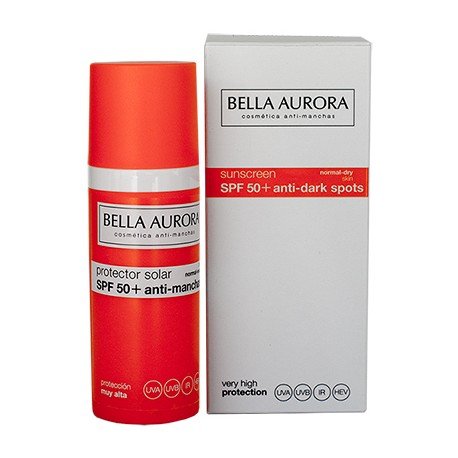 Fluido Solare Spf50+ Antimacchia Pelli Normali Secche 50 ml - Bella Aurora - 1