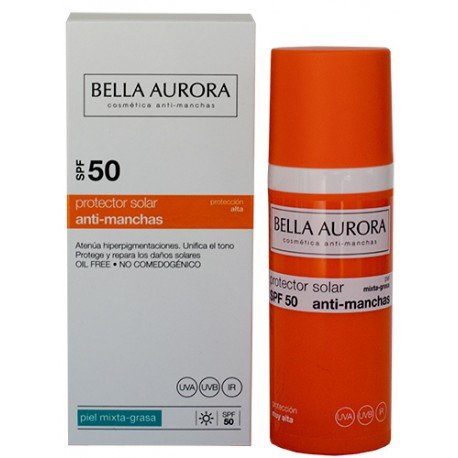 Gel Solare Spf50 Anti-Macchie 50 ml - Pelli Miste O Grasse - Bella Aurora - 1