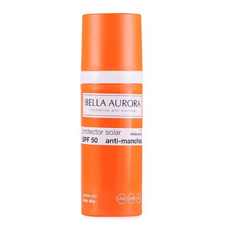 Gel Solare Spf50 Anti-Macchie 50 ml - Pelli Miste O Grasse - Bella Aurora - 2