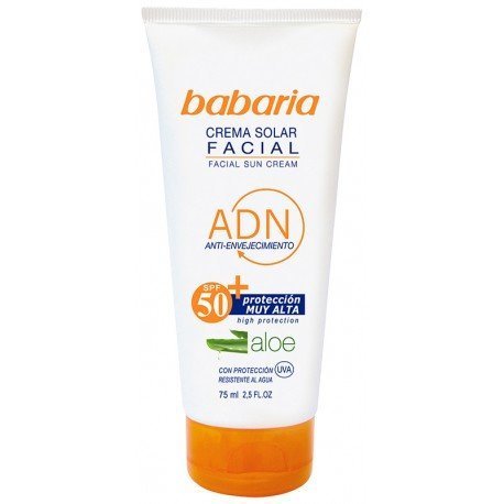 Crema Solare Viso Invisibile Adn Spf50 75 ml - Babaria - 1