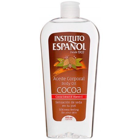 Olio per il corpo al cacao 400 ml - Instituto Español - 1