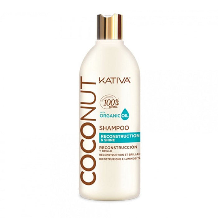 Shampoo rivitalizzante e lucidante con olio di cocco biologico 250 ml - Kativa - 1