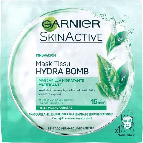 Maschera facciale Maschera Skinactive Hydra Bomb 1 - Pelle mista/grassa - Garnier - 1