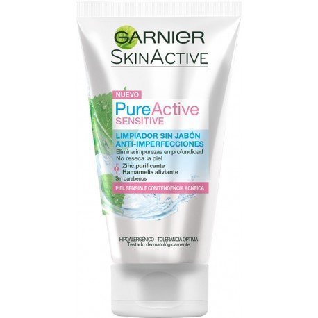 Gel Detergente Senza Sapone Attivo Puro Sensitive 150 ml - Garnier - 1