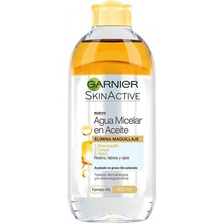 Acqua micellare in olio Skinactive Tutti i tipi di pelle 400 ml - Garnier - 1