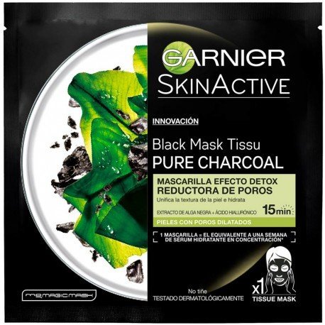 Maschera in Tessuto Nero Skinactive Effetto Detox - Garnier - 1