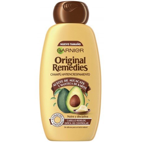 Original Remedies Shampoo all&#39;olio di avocado e burro di karité 300 ml - Garnier - 1