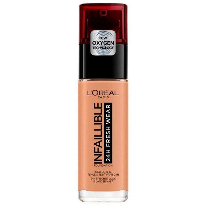 Fondotinta infallibile 24h fresh wear - L'oreal Paris : Base de maquillaje infalible 24h fresh wear - 300 Ambre - 1
