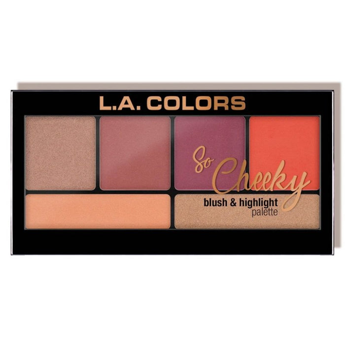 così Cheeky Blush &amp; Highlighter Palette - L.A. Colors : Hot and Spicy - 1