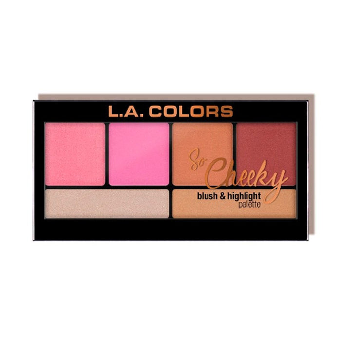 così Cheeky Blush &amp; Highlighter Palette - L.A. Colors - 1