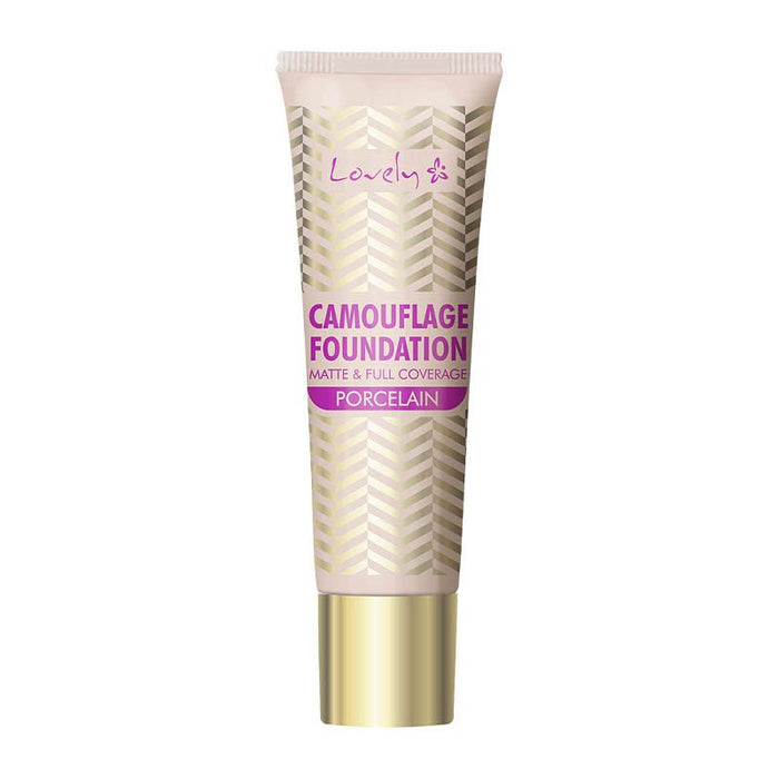 Base de Maquillaje Fondotinta Camouflage Opaco e Copertura Completa - Lovely : Camouflage Foundation 1 Porcelain - 1