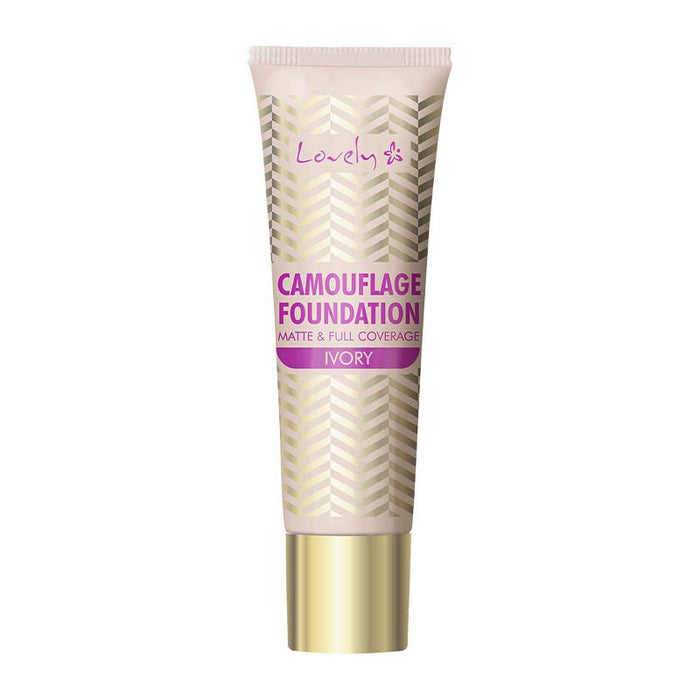 Base de Maquillaje Fondotinta Camouflage Opaco e Copertura Completa - Lovely : Camouflage Foundation 3 Ivory - 1