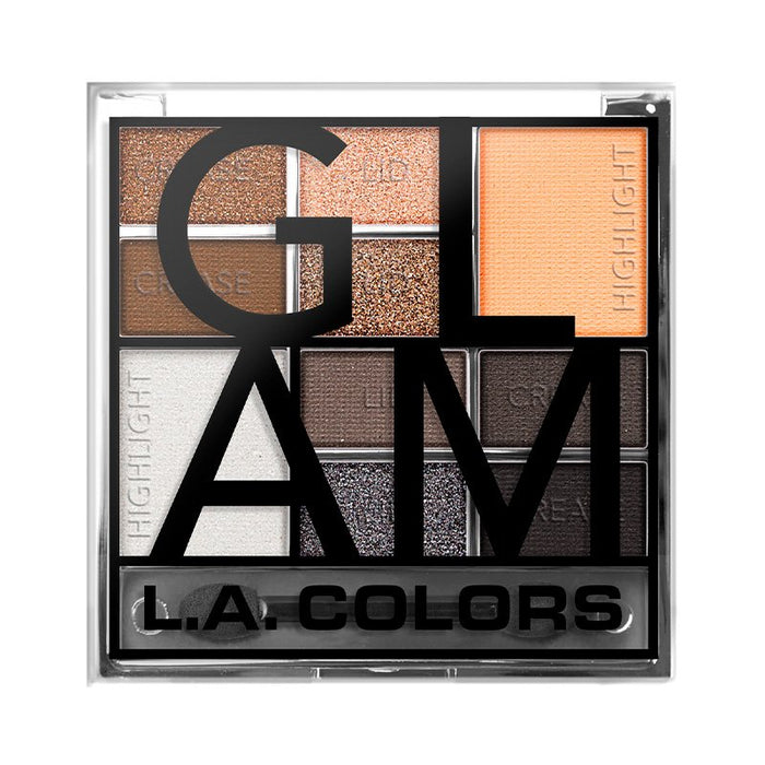 Palette di ombretti - Color Block - L.A. Colors : Color Block Eyeshadow - Cool Glam - 1
