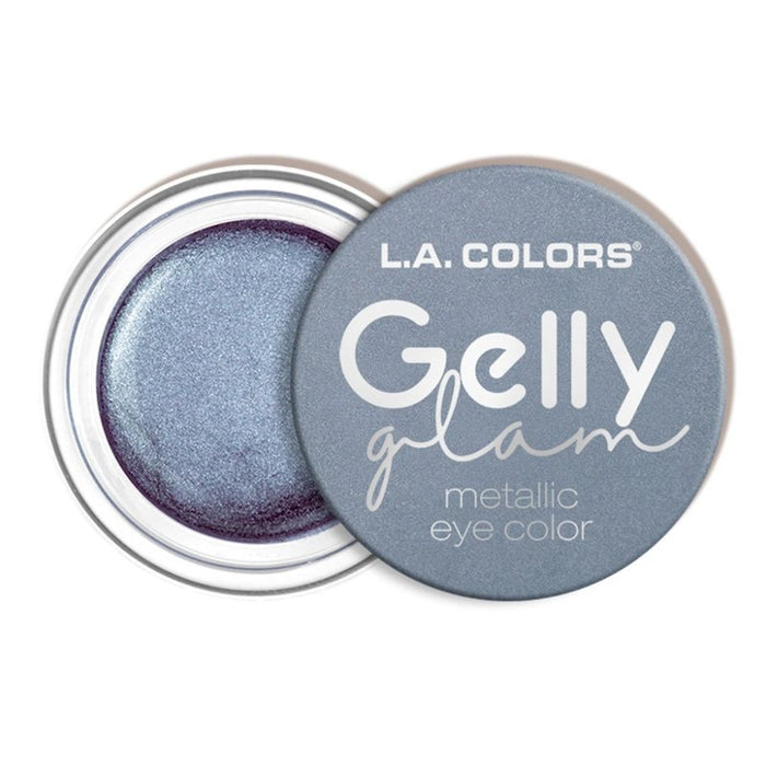 Gelly Glam Ombretto in crema metallizzata - L.A. Colors : Blue Lightning - 1