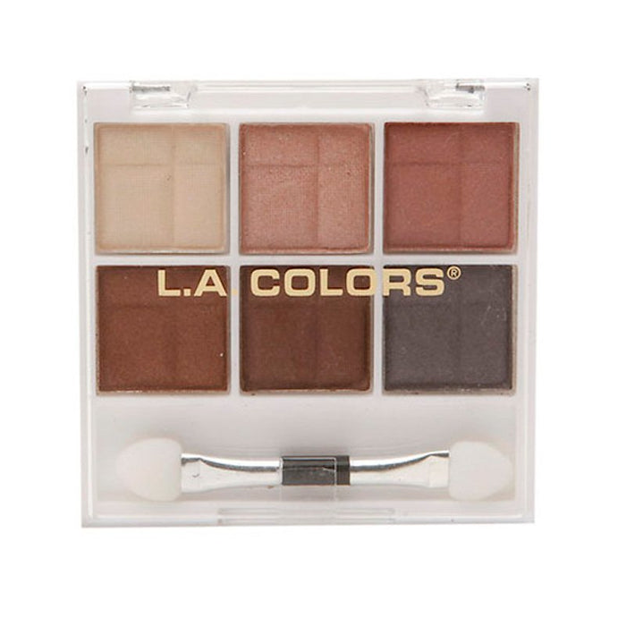 Tavolozza di ombretti a 6 colori - L.A. Colors : Earthy - 1