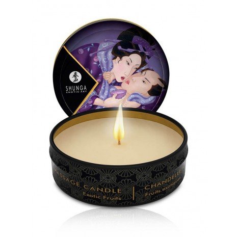 Mini Carezza di Candelight Vela Masaje Frutta Esotica 30ml - Candele - Shunga - 1