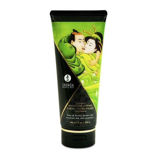 Crema Massaggio Pera &amp; Tè Verde 200ml - Crema Massaggio - Shunga - 1