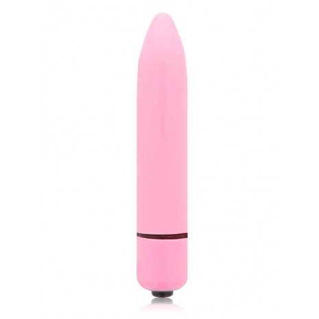 Vibratore rosa intenso sottile - Glossy - 1