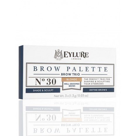 Palette per sopracciglia - Palette per sopracciglia 10 Marrone scuro - Eylure: Brow Palette 30  - Paleta para cejas  - rubias - 1