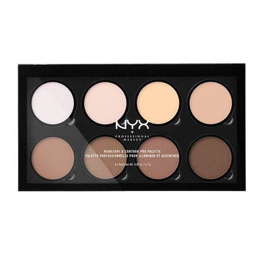 Paleta de Contouring - Highlight &amp; Contour Pro Palette - Trucco professionale - Nyx - 1