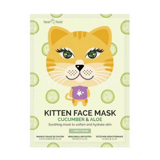 Maschera facciale in tessuto - Cetriolo e aloe Cat - Montagne Jeunesse - 1