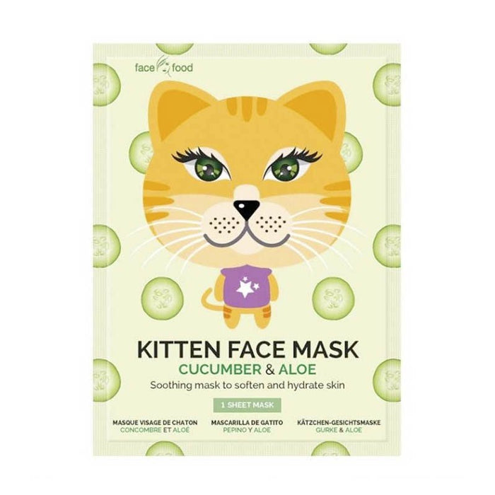 Maschera facciale in tessuto - Cetriolo e aloe Cat - Montagne Jeunesse - 1
