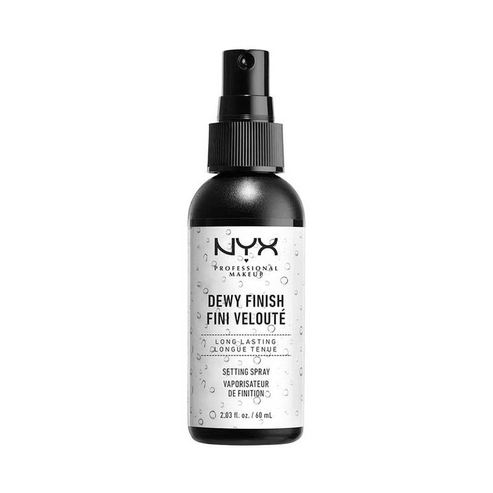 Spray fissante per trucco Dewy Finish - Trucco professionale - Nyx : MKUP SETTING SPRAY - DEWY - 1