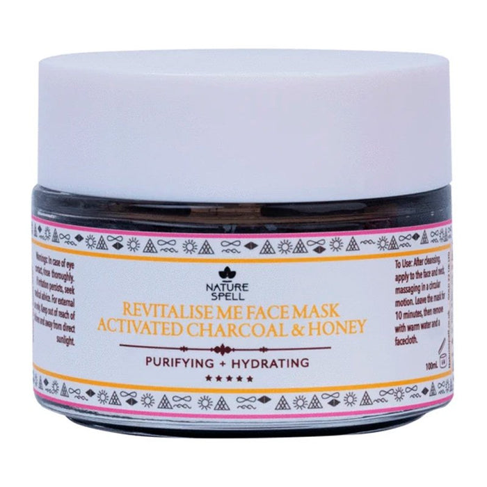 Maschera Viso Purificante E Idratante - Carbone Attivo e Miele - Nature Spell - 1