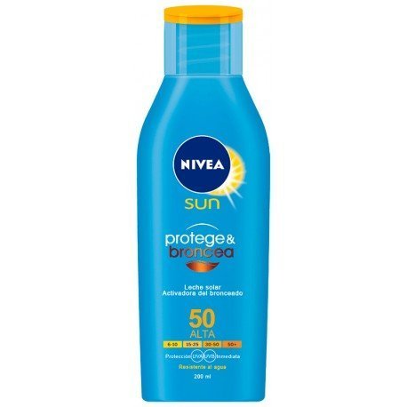 Nivea Sun Protegge & Abbronza Latte Spf50 200 ml - Nivea - 1
